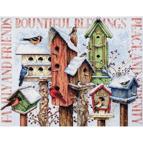 (image for) Winter Housing Counted Cross Stitch Kit